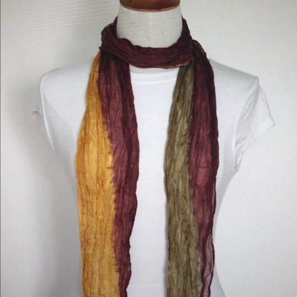 Scarf, 100% natural silk - Picture 2 of 3